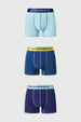 Boxer Hombre Tripack Verde