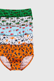 Boxer Niño 5Pack Print Azul