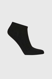 Calceta Deportiva Mujer Tripack B Negro