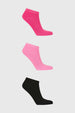 Calceta Deportiva Mujer Tripack B Rosado