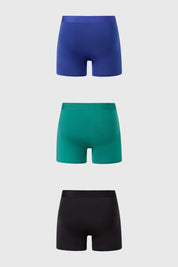 Boxer Hombre Tripack Azul