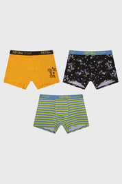Boxer Niño Tripack Teens Amarillo