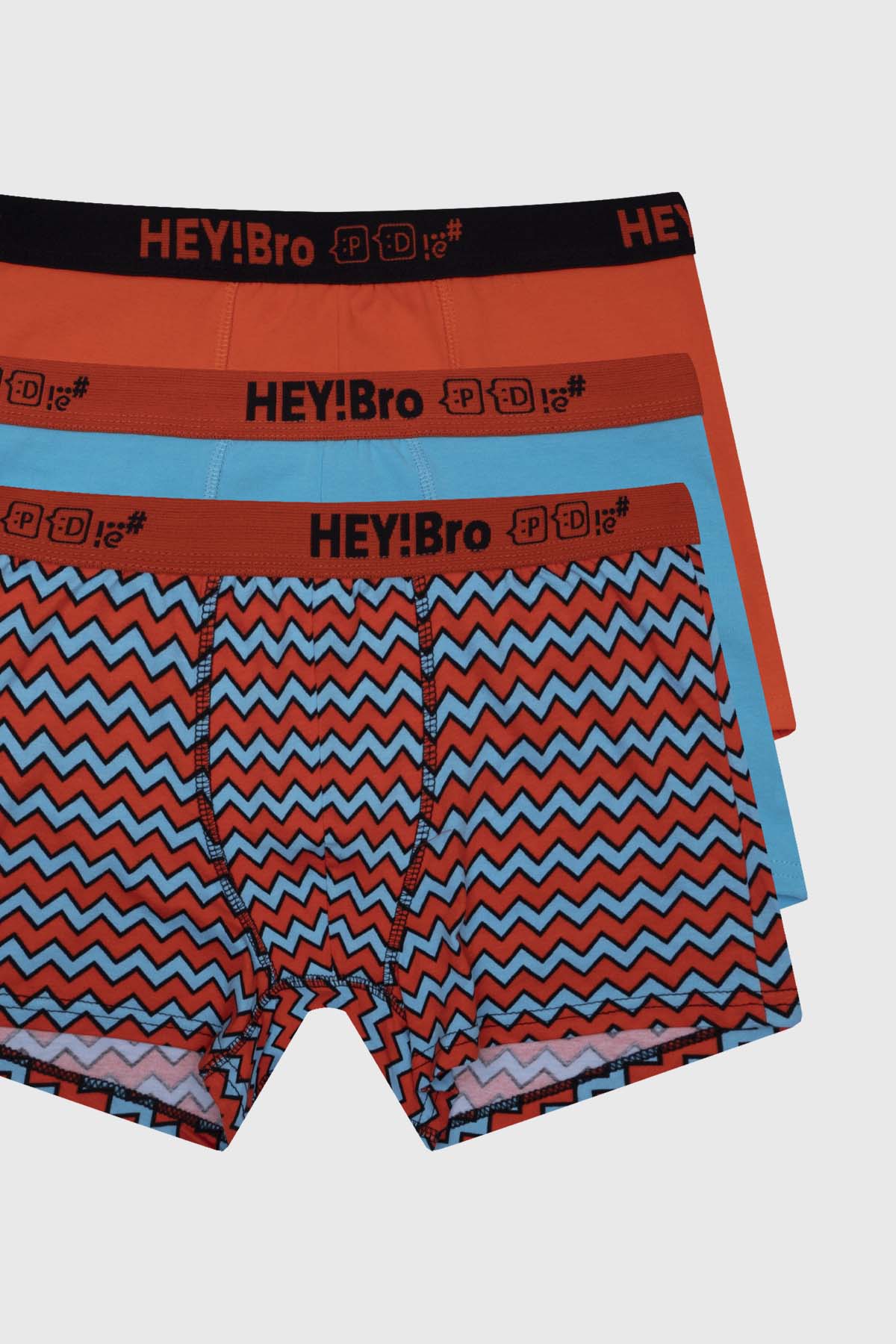 Boxer Niño Tripack Teens Naranjo