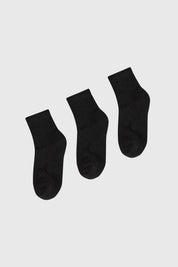 Calcetín de Vestir Hombre Tripack Negro