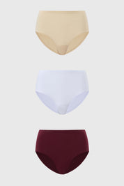Calzón Mujer Tripack Algodón Arena
