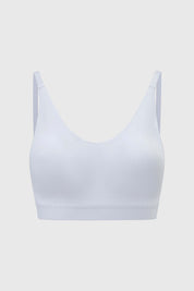 Sostén Mujer Peto Detalle Elástico Blanco