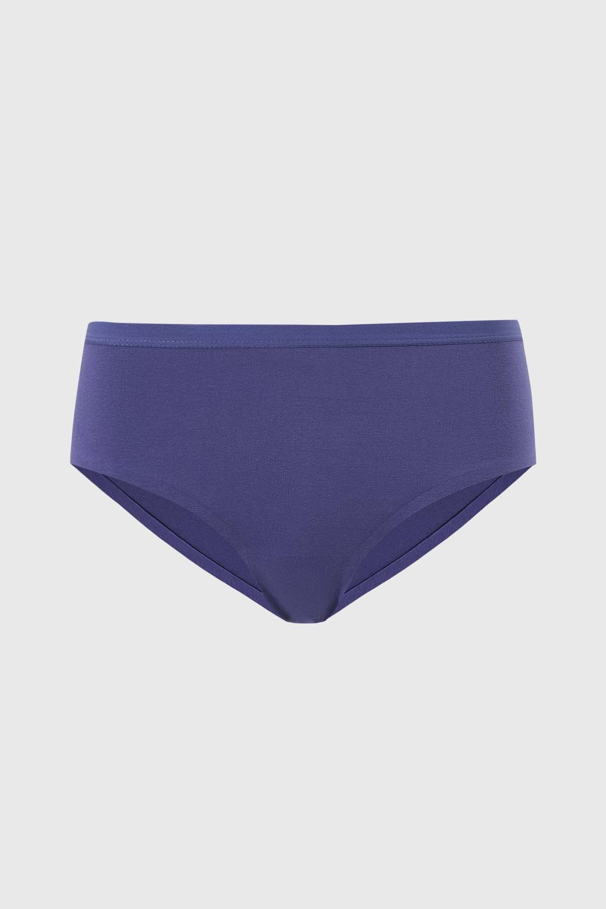 Calzón Mujer Deportivo Costura Invisible Azul