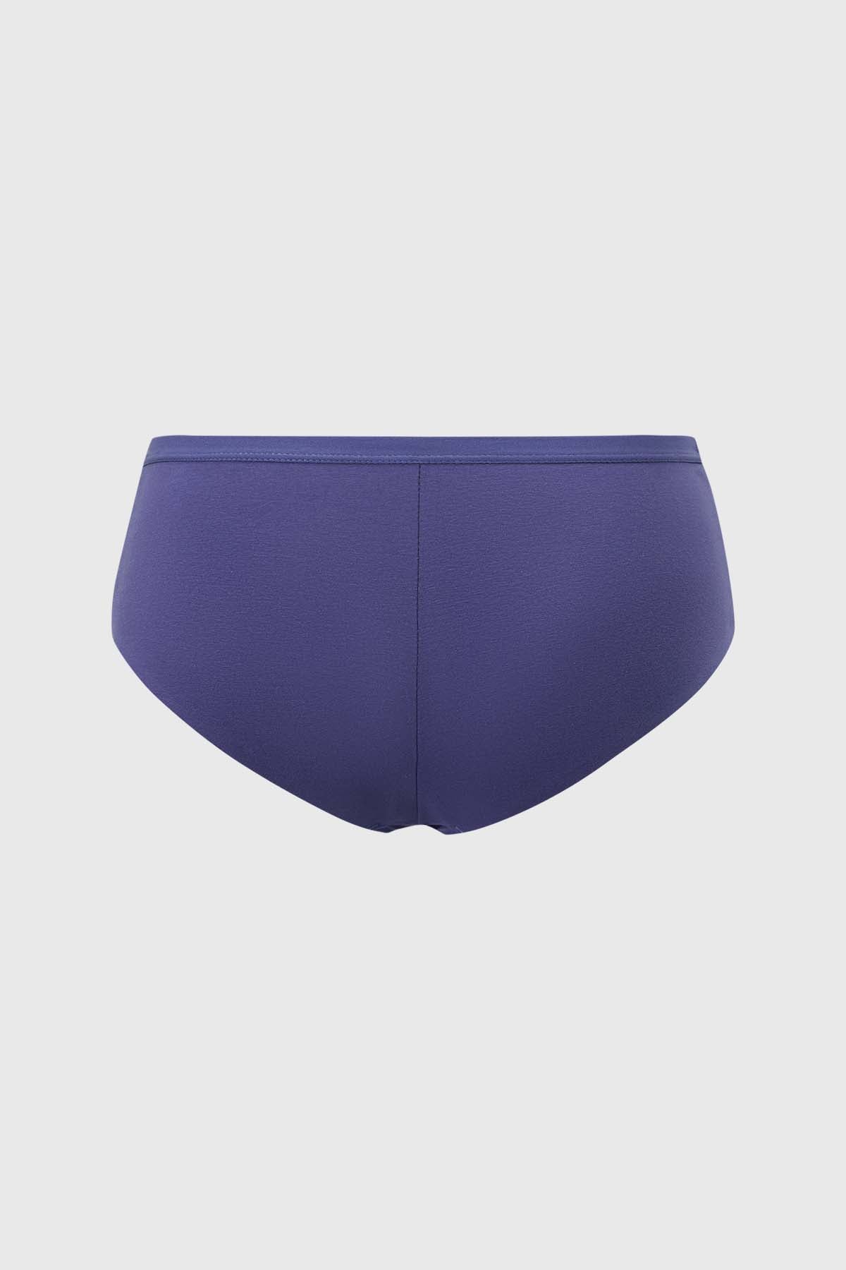 Calzón Mujer Deportivo Costura Invisible Azul