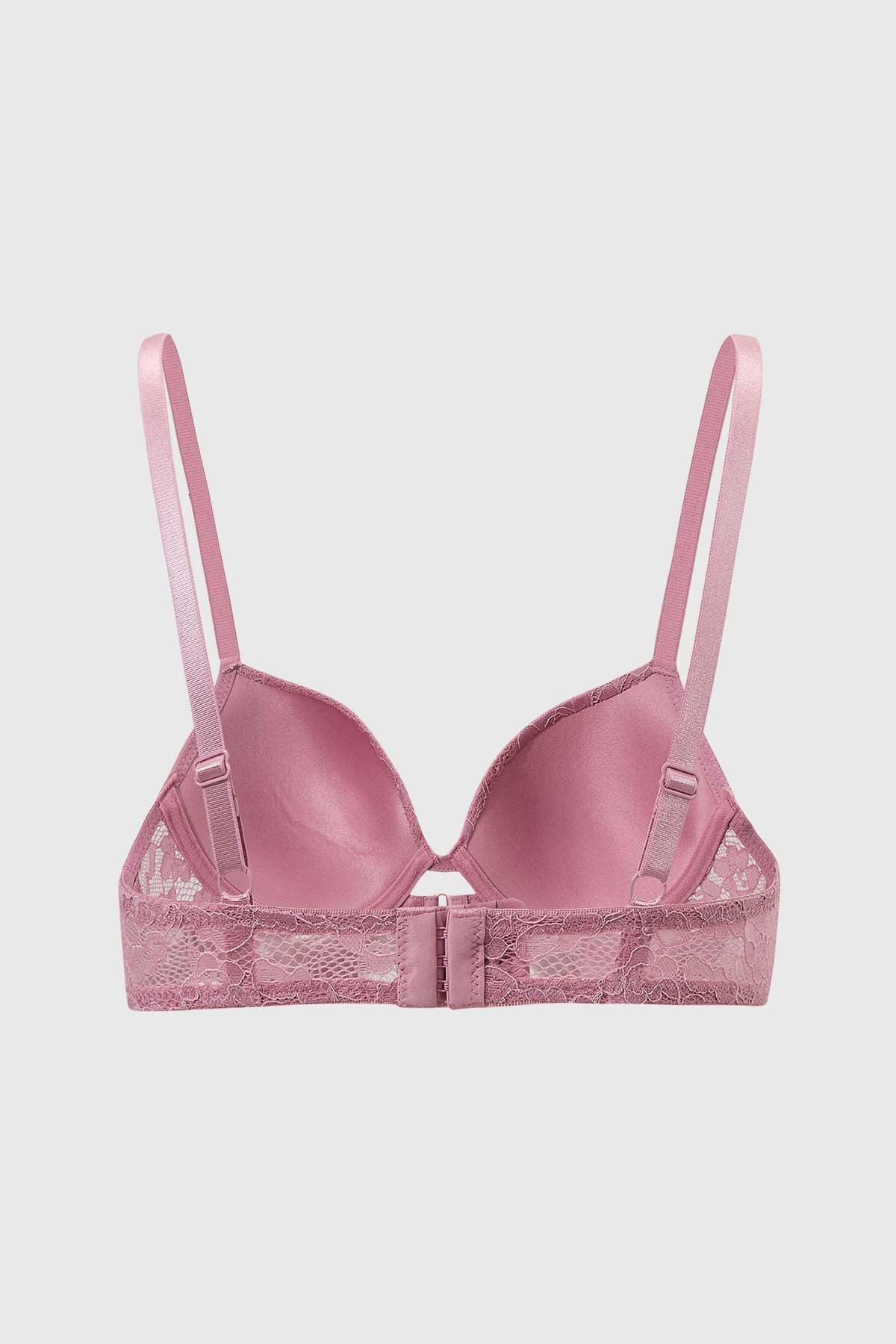 Sostén Mujer Encaje Rosa Viejo