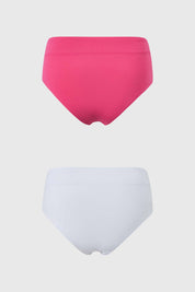 Calzón Mujer Tiro Alto Sin Costura Gris Oscuro