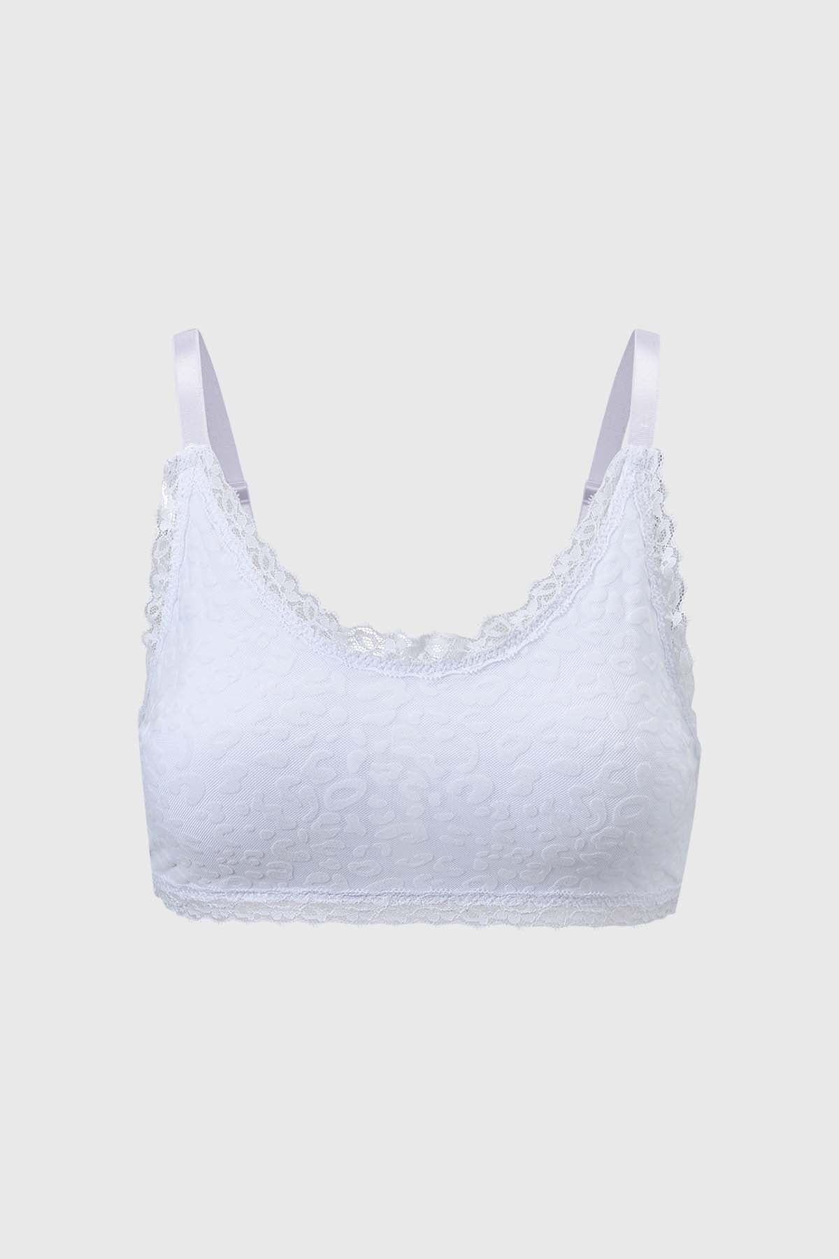 Sostén Mujer Bipack Peto Blanco encaje