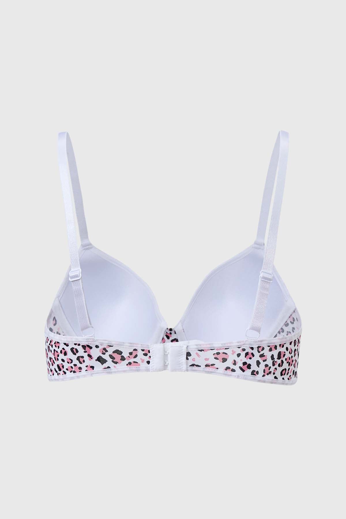 Sostén Mujer Push Up Animal Print Palo Rosa