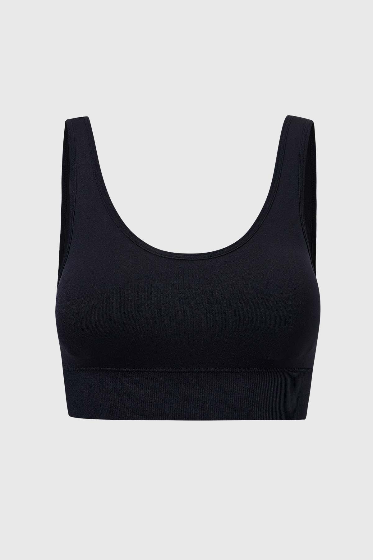 Sostén mujer peto detalle encaje negro