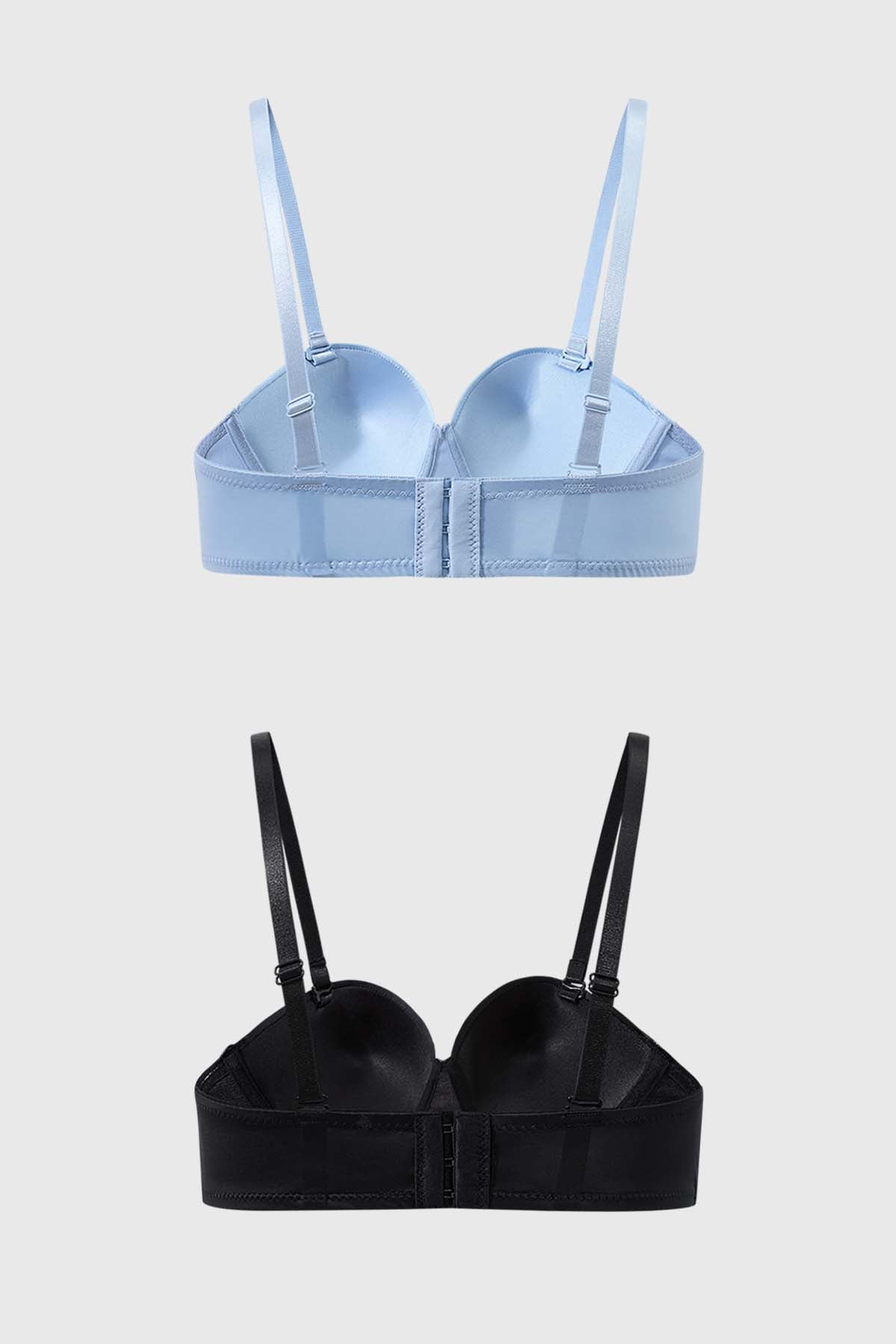 Sostén Mujer Copa Soft Strapless Azul Claro