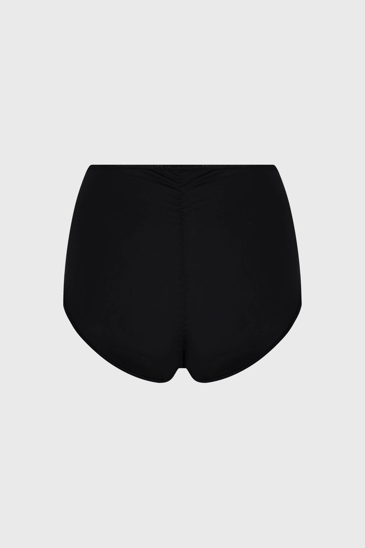 Calzón Mujer Tiro Alto Control Abdomen Negro