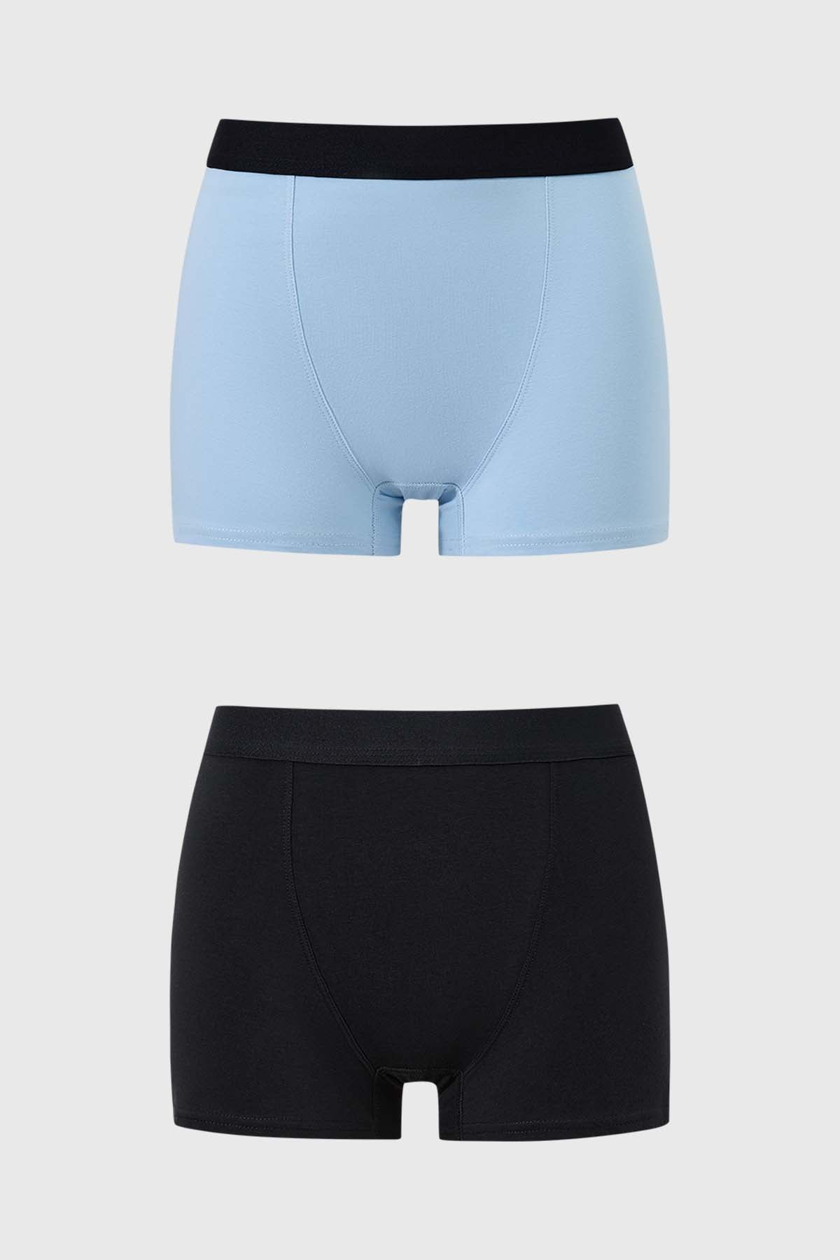 Calzón azul liso boxer mujer Fashion's Park Chile – Fashion´s Park