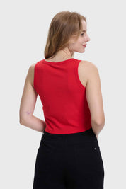 Polera Mujer Sudadera Rojo