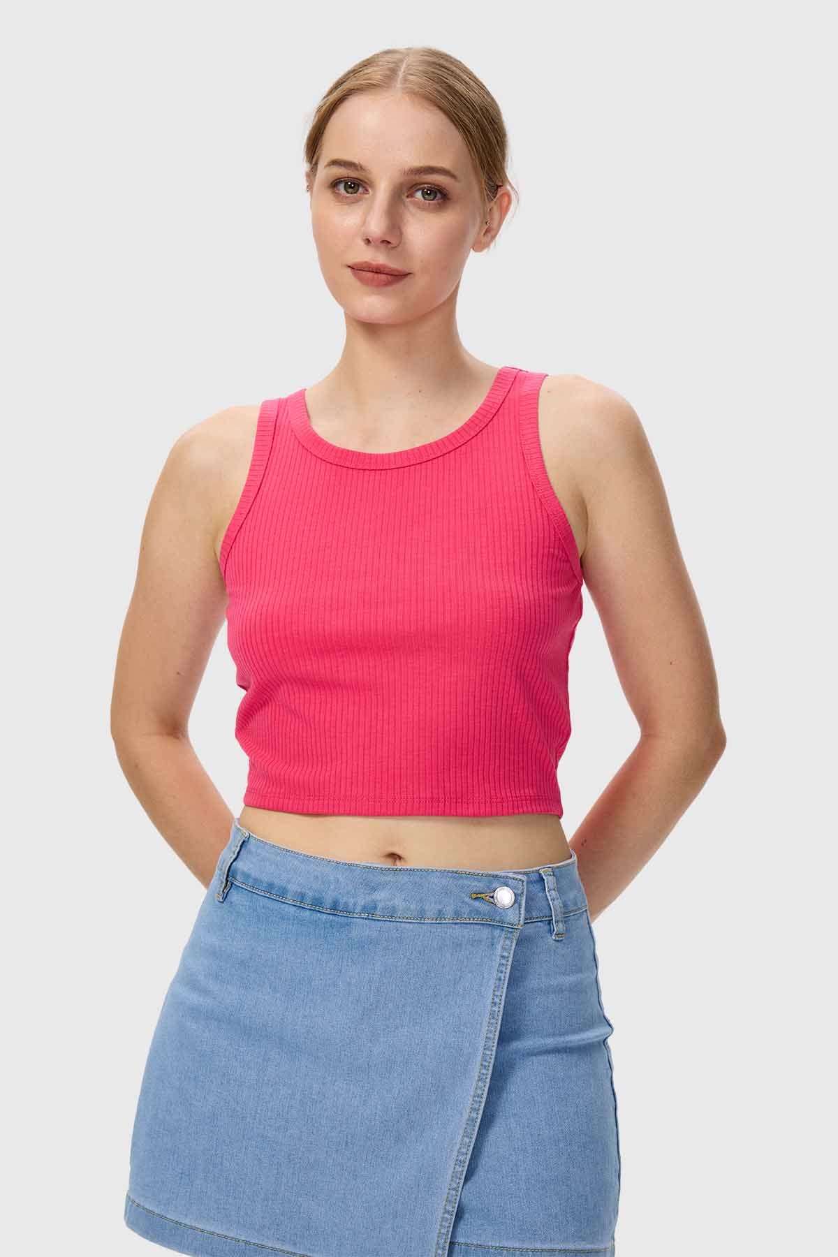 Polera Mujer Sudadera Magenta