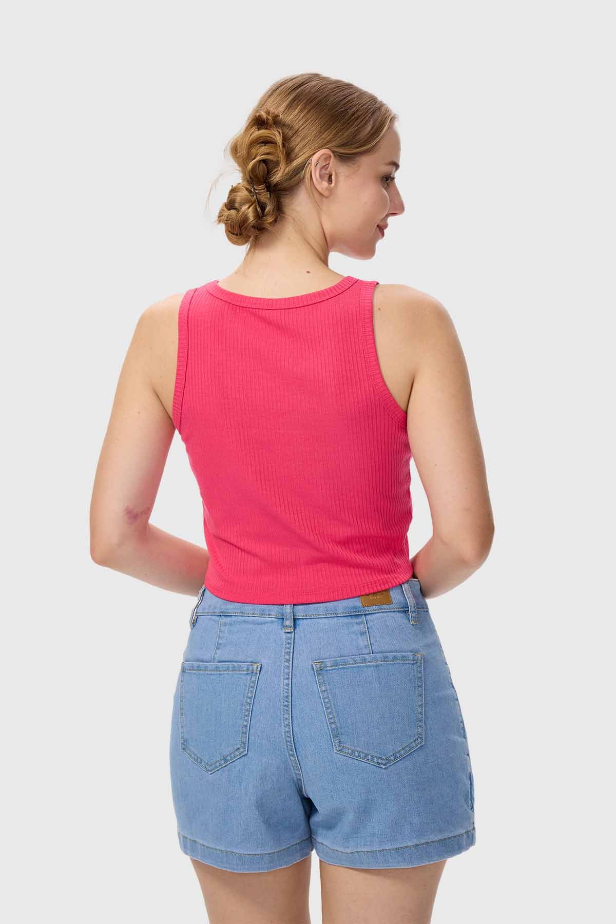 Polera Mujer Sudadera Magenta
