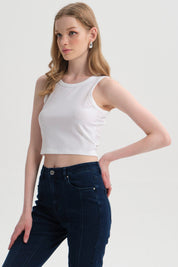 Polera Mujer Sudadera Blanco