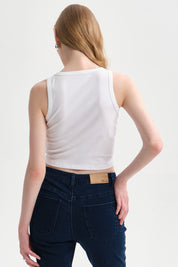 Polera Mujer Sudadera Blanco