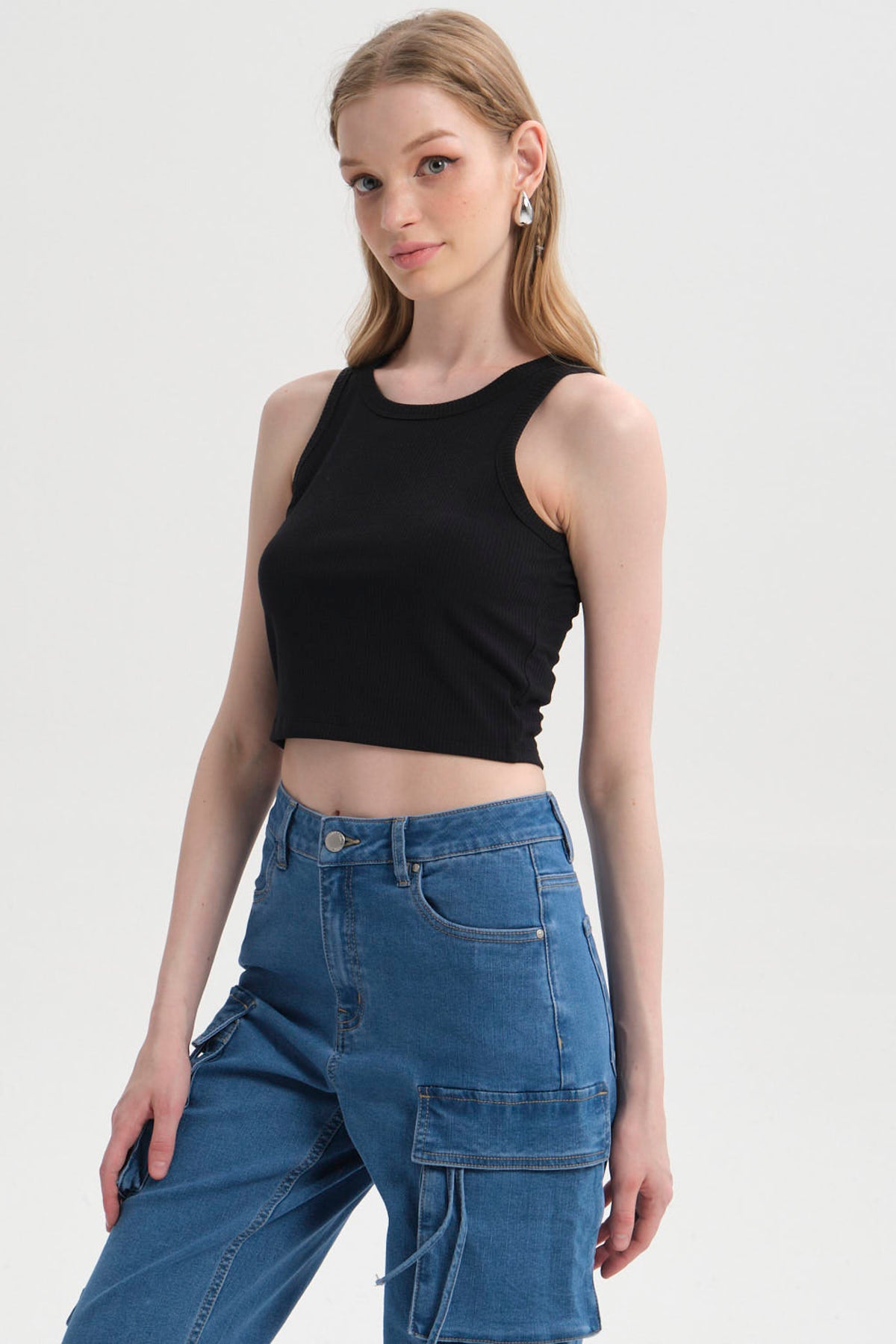Polera Mujer Sudadera Negro