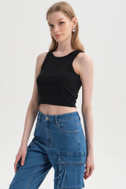 Polera Mujer Sudadera Negro
