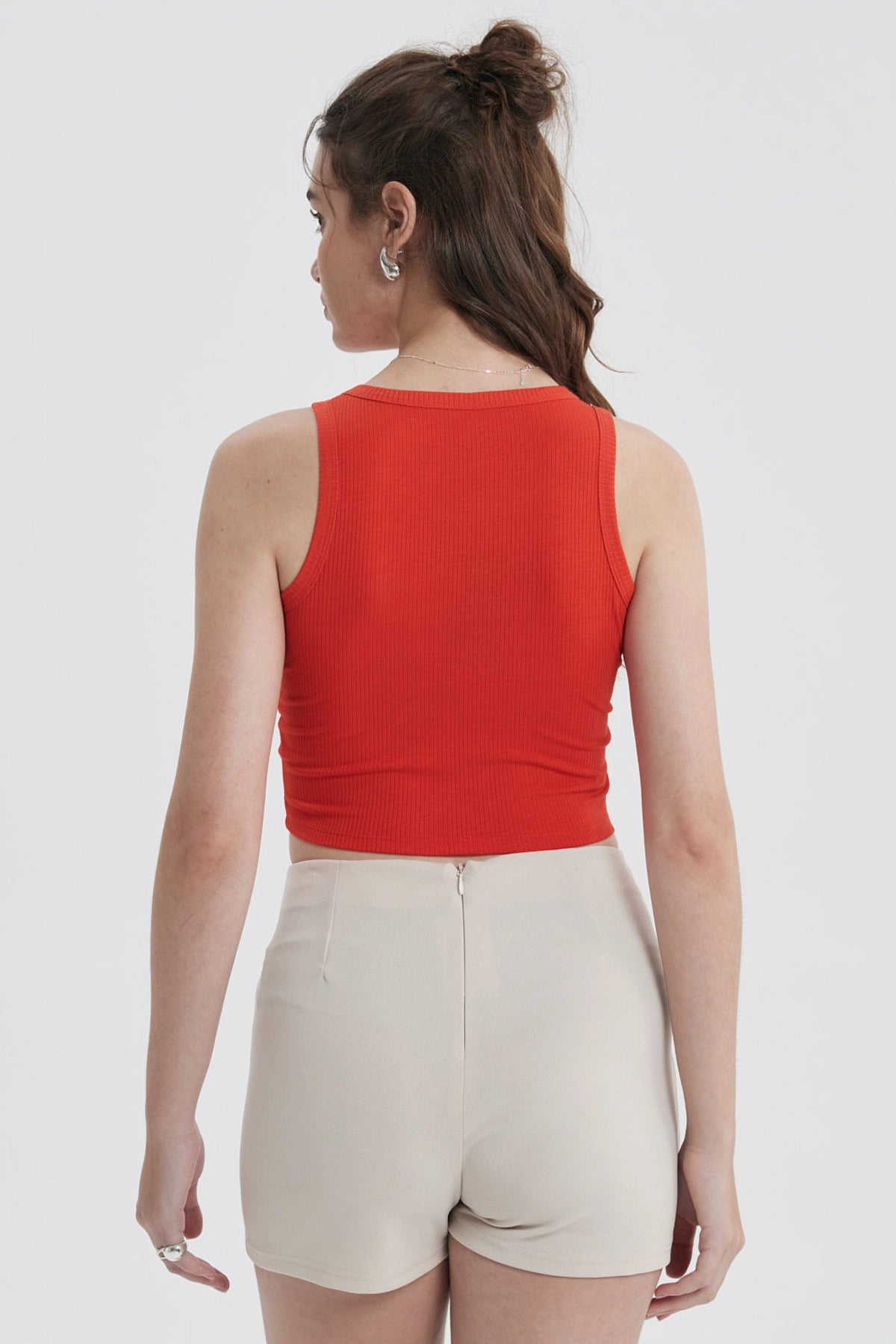 Polera Mujer Sudadera Rojo