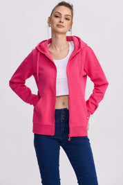 Polerón Mujer Hoodie Fucsia
