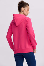 Polerón Mujer Hoodie Fucsia