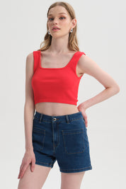 Peto Mujer Seamless Rojo