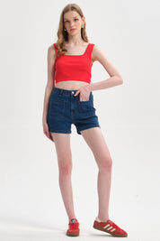 Peto Mujer Seamless Rojo