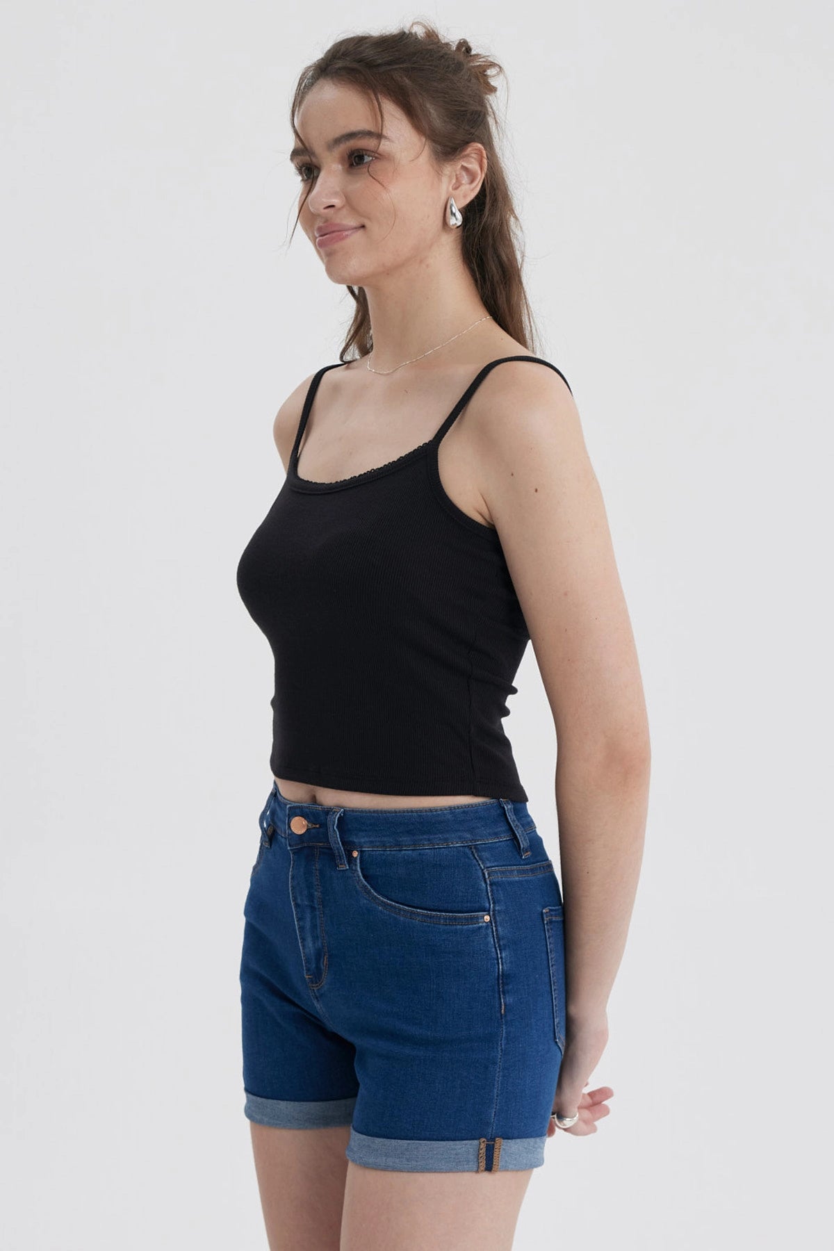 Peto Mujer Rosita Negro