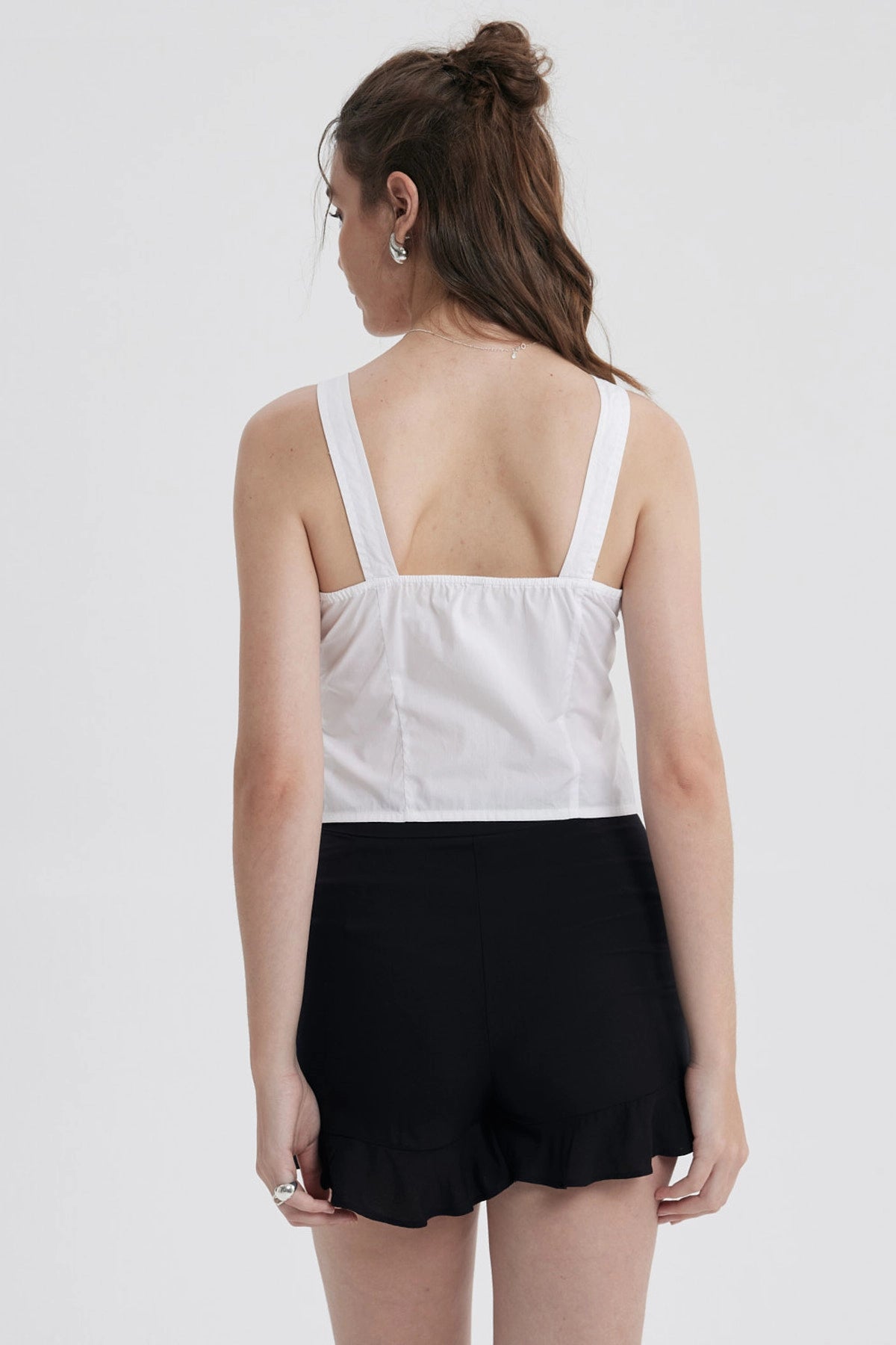 Blusa Mujer Lacitos Blanco