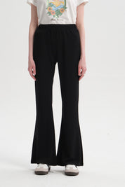 Pantalón Mujer Flare Negro