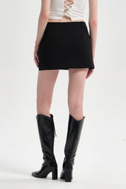 Falda Mujer Short Negro