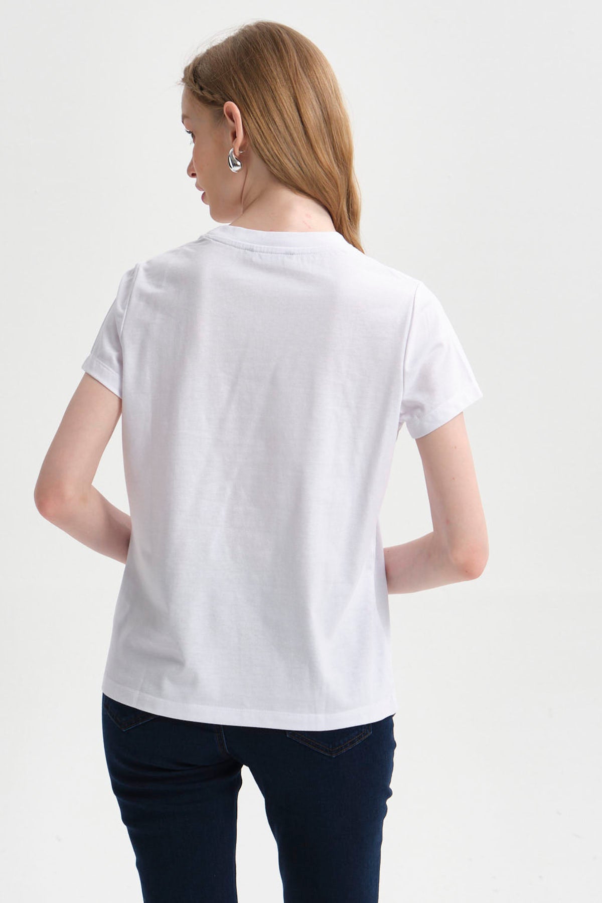 Polera Mujer Lisa Blanco