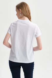 Polera Mujer Lisa Blanco