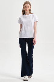 Polera Mujer Lisa Blanco