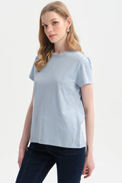 Polera Mujer Lisa Celeste