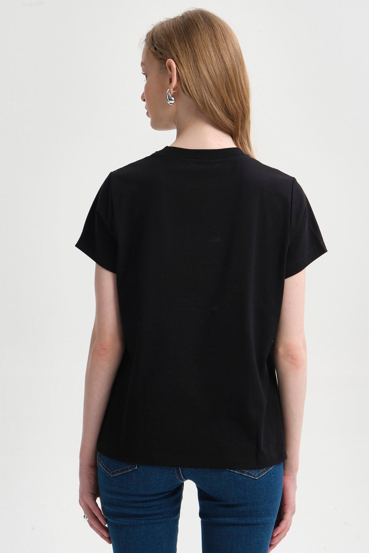 Polera Mujer Lisa Negro