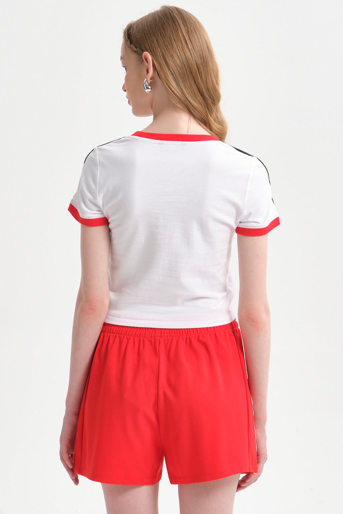 Polera Mujer Contraste Blanco