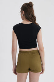 Polera Mujer Rayas Negro