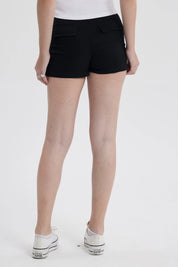 Short Mujer Gabardina Color Negro