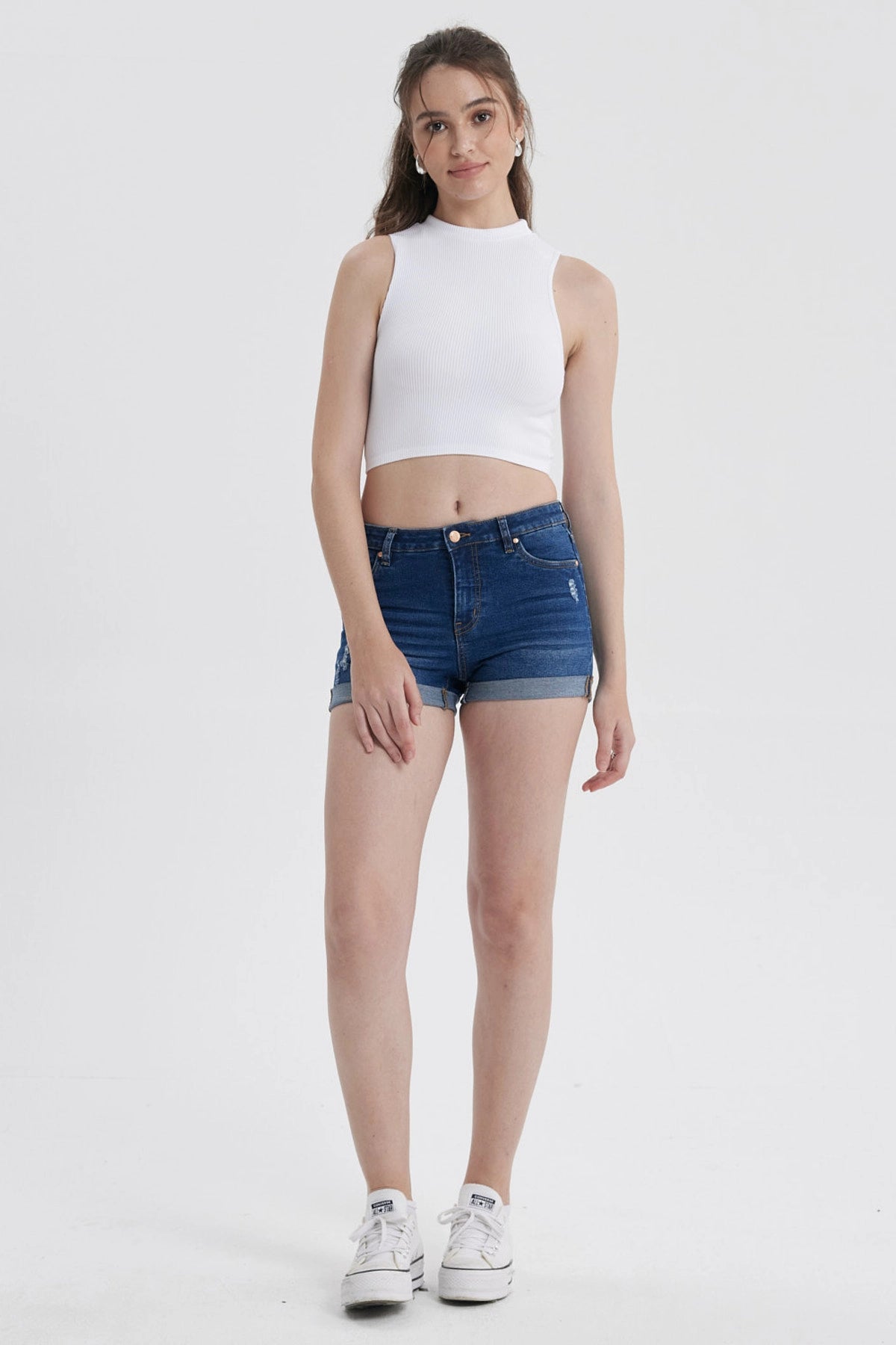 Peto Mujer Sin Costura Blanco
