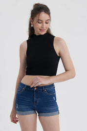 Peto Mujer Sin Costura Negro