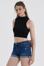 Peto Mujer Sin Costura Negro