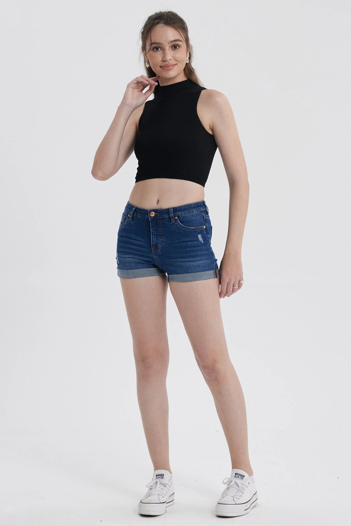 Peto Mujer Sin Costura Negro