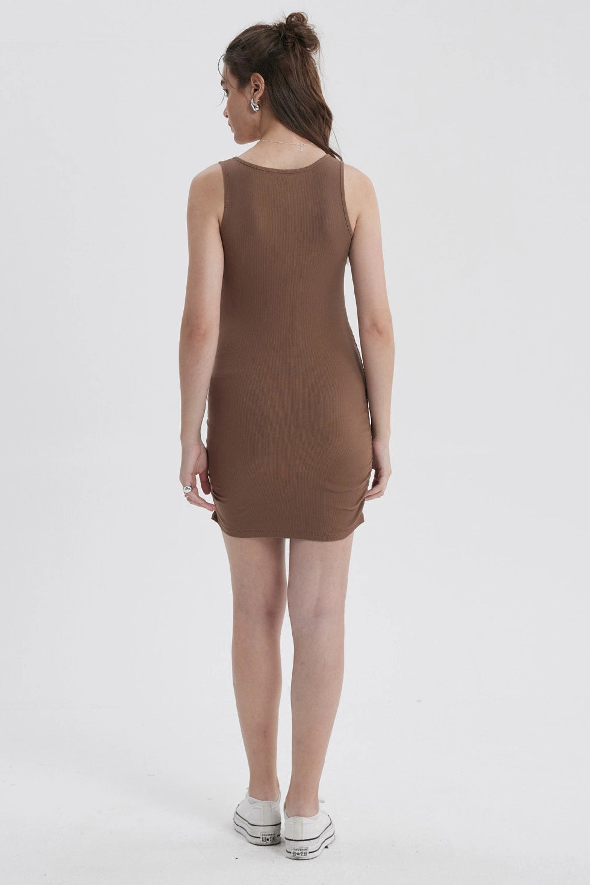 Vestido Mujer Tubo Chocolate