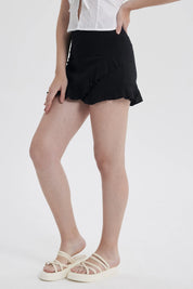Short Mujer Print Negro